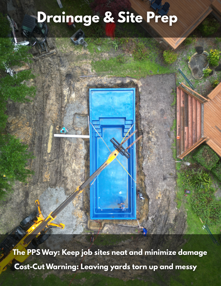 The PPS Way: Keep job sites neat and minimize damage Cost-Cut Warning: Leaving yards torn up and messy